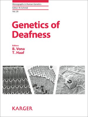 cover image of Genetics of Deafness